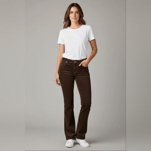 NWT Eddie Bauer Women's Size 10 Brown Corduroy Bootcut Stretch Pants